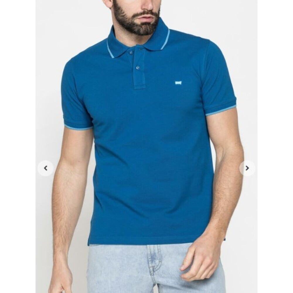 Carrera Cotton Polo Shirt Mens XL Blue Golf Breathable Italy Comfort Boat Casual